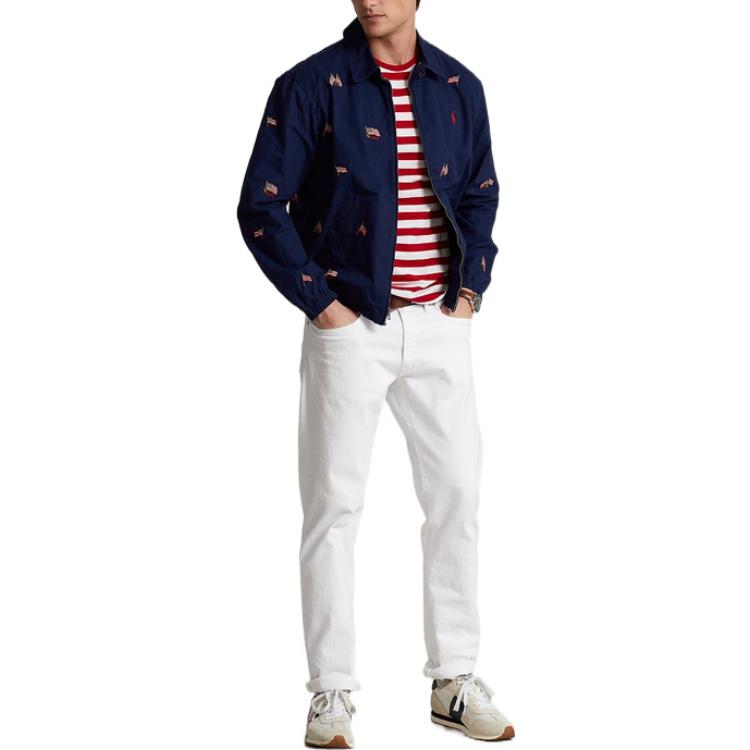 Polo Ralph Lauren FW22 Navy Flag Embroidered Zip Polo Jacket MNPOOTW16020877-410 圖 3