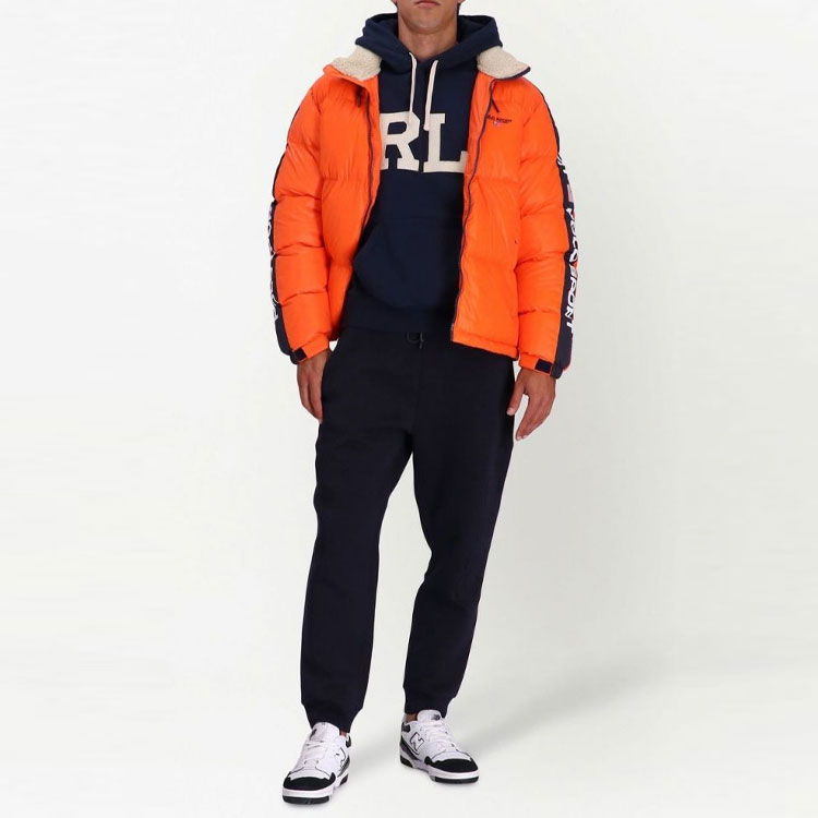 Polo Ralph Lauren FW22 Orange Logo Print Zip-Up Solid Jacket 710880728-001 圖 3