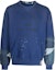 Order Polo Ralph Lauren FW22 Patchwork Crewneck Long Sleeve Polo Shirt Blue Men’s. 710870247-001