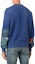 Shop Polo Ralph Lauren FW22 Patchwork Crewneck Long Sleeve Polo Shirt Blue Men’s. 710870247-001