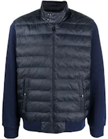 Polo Ralph Lauren FW22 Patchwork Zip-Up Jacket Navy Blue 710882235001 Polo Ralph Lauren FW22 Patchwork Zip-Up Jacket Navy Blue 710882235001