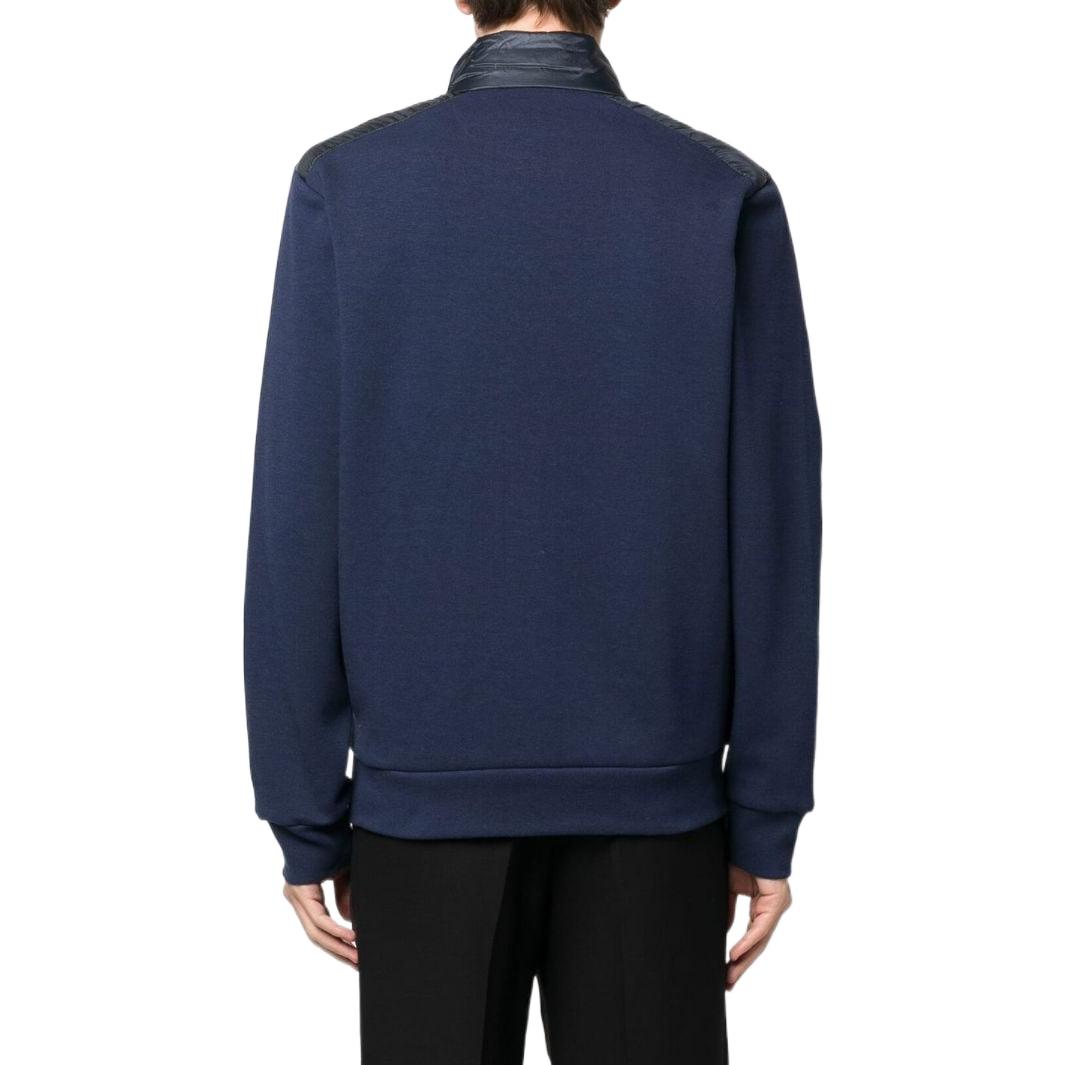 Shop Polo Ralph Lauren FW22 拼布拉鍊外套 深藍色 710882235001