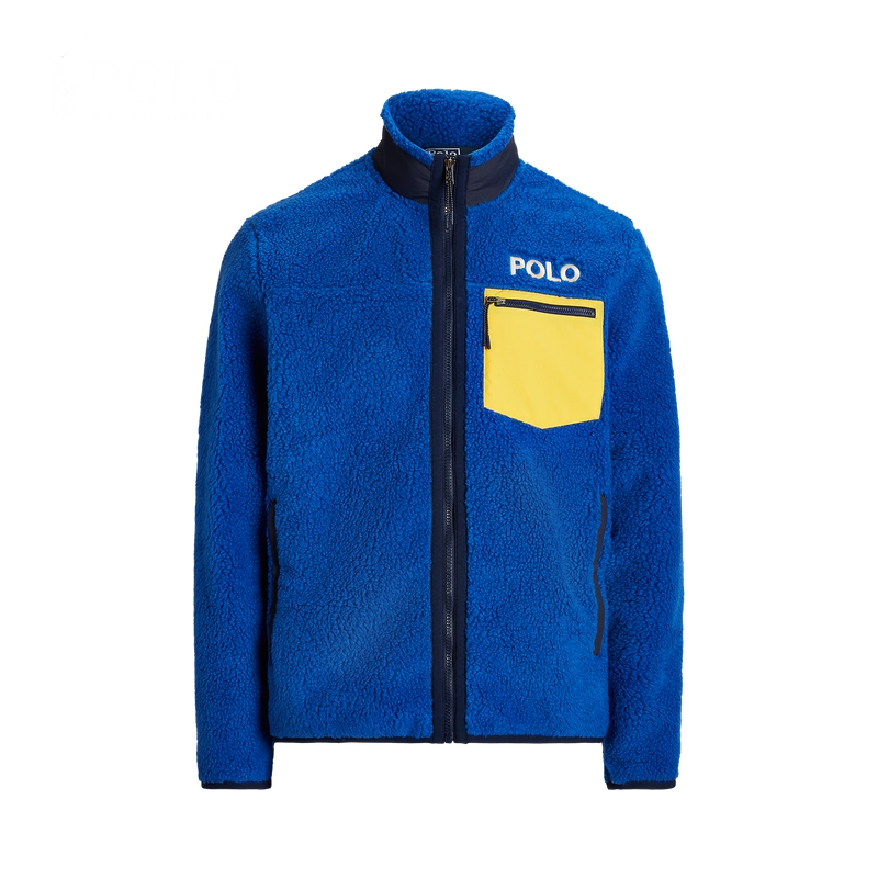 Polo Ralph Lauren FW22 Polo Ski Fleece Zip-Up Jacket Men’s Blue MNPOKNI16822463-999