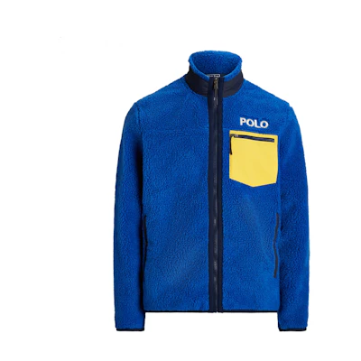Polo Ralph Lauren FW22 Polo Ski Fleece Zip-Up Jacket Men’s Blue MNPOKNI16822463-999