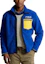 Shop Polo Ralph Lauren FW22 男款藍色Polo Ski刷毛拉鍊外套 MNPOKNI16822463-999