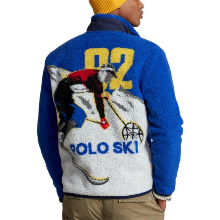 Polo Ralph Lauren FW22 Polo Ski Fleece Zip-Up Jacket Men’s Blue MNPOKNI16822463-999 圖 5