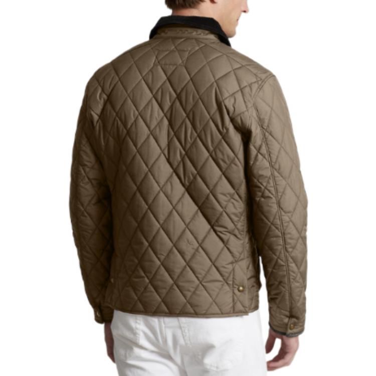 Purchase Chaqueta Acolchada Polo Ralph Lauren FW22 con Logo Marrón Ropa Exterior Hombre. MNPOOTW16020956-201