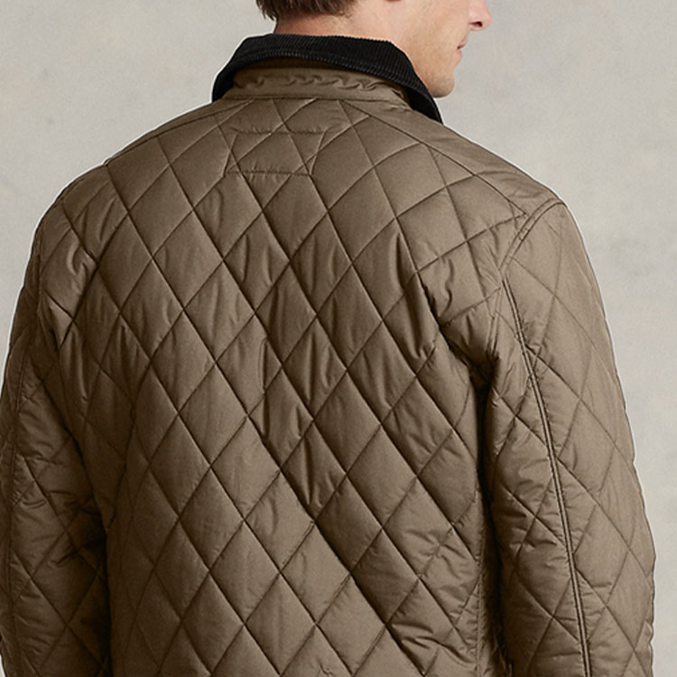 Sizing Chaqueta Acolchada Polo Ralph Lauren FW22 con Logo Marrón Ropa Exterior Hombre. MNPOOTW16020956-201