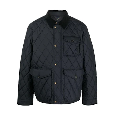 Polo Ralph Lauren FW22 Quilted Slim Fit Casual Jacket Black Long Sleeve 710847071002