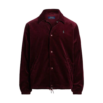 Polo Ralph Lauren FW22 Red Solid Single-Breasted Bomber Jacket for Men. MNPOOTW16020903-600