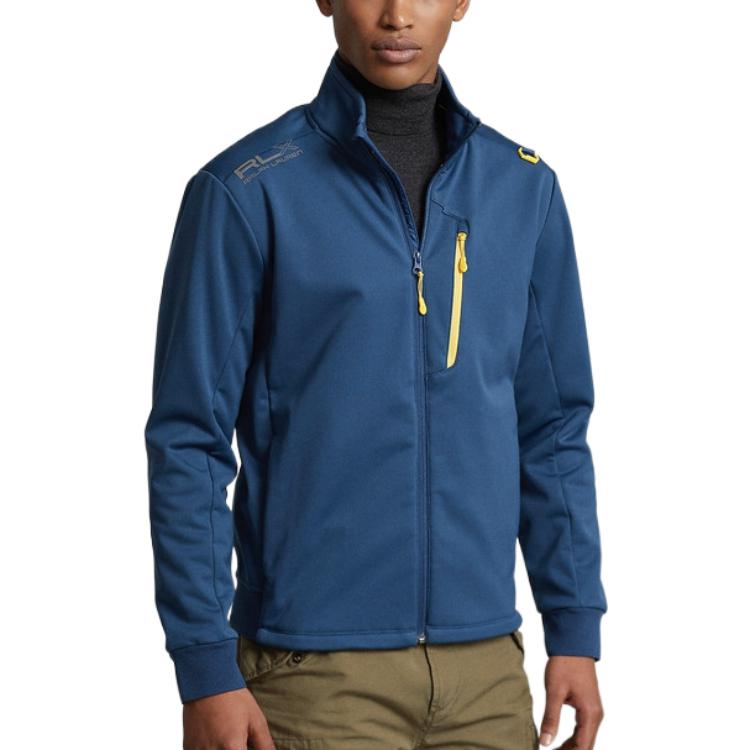 Polo Ralph Lauren FW22 RLX Blue Zip-Up Jacket with Stand Collar MNRXKNI16820022-400 圖 4