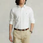 Shop Polo Ralph Lauren FW22 修身白色長袖襯衫 刺繡Logo款式 MNPOWOV16820207-100
