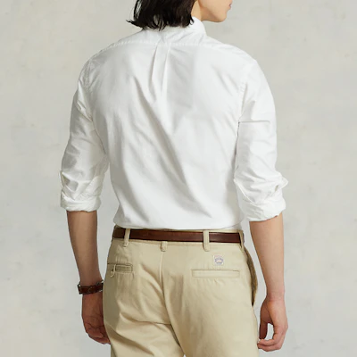 Polo Ralph Lauren FW22 修身白色長袖襯衫 刺繡Logo款式 MNPOWOV16820207-100 Purchase Polo Ralph Lauren FW22 修身白色長袖襯衫 刺繡Logo款式 MNPOWOV16820207-100