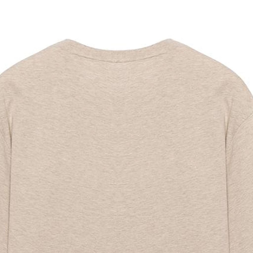 Cheap 폴로 랄프 로렌 FW22 솔리드 컬러 크루넥 긴팔 티셔츠 카키. 710627433-039