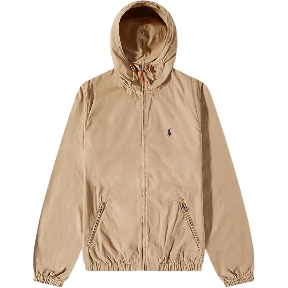 Polo Ralph Lauren FW22 Solid Color Zip-Up Hoodie Jacket for Men. 710832204-011