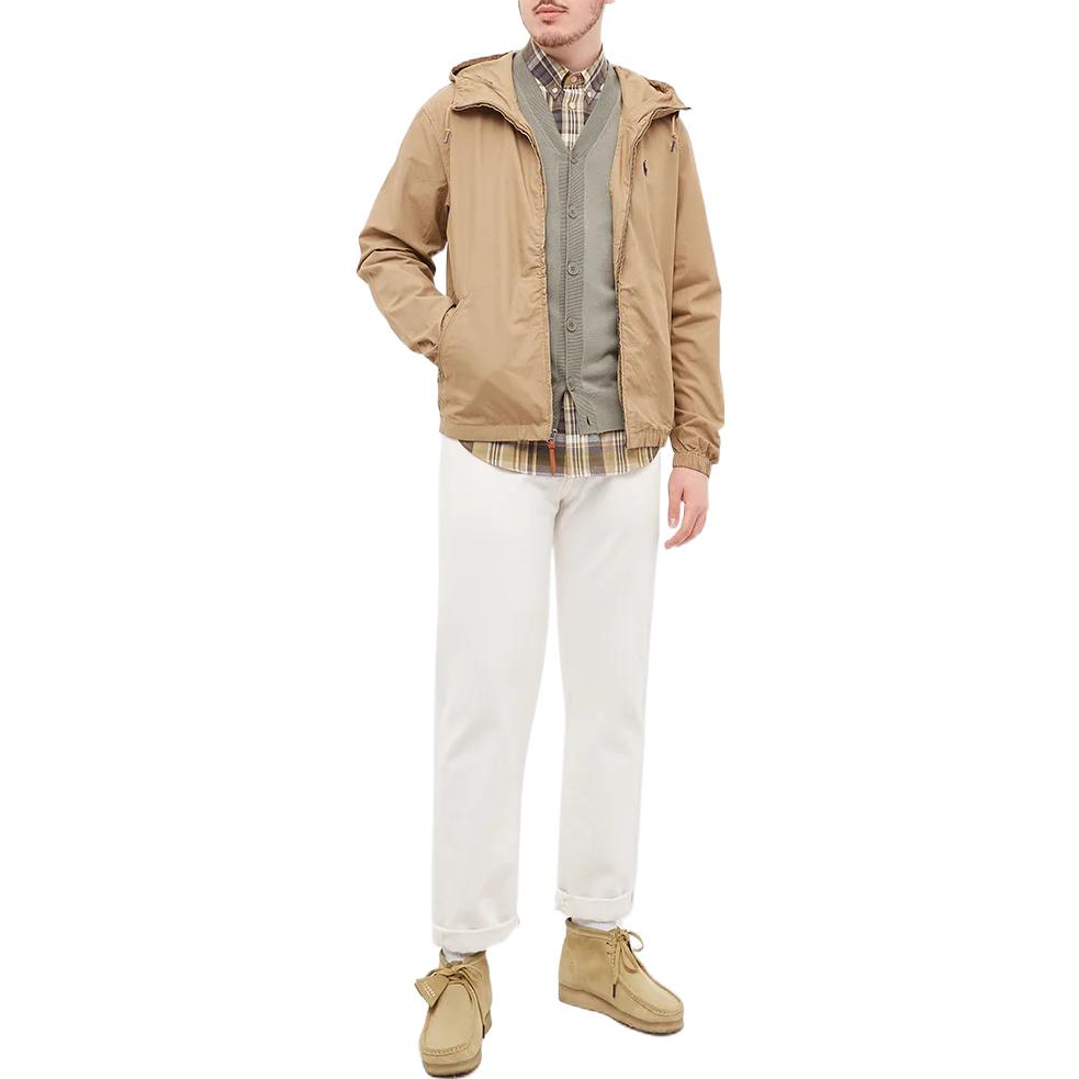 Lookbook Polo Ralph Lauren 男士FW22纯色连帽拉链外套。 710832204-011