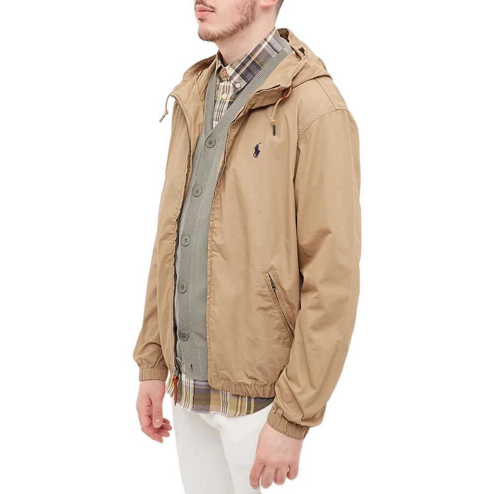 Purchase Polo Ralph Lauren 男士FW22纯色连帽拉链外套。 710832204-011