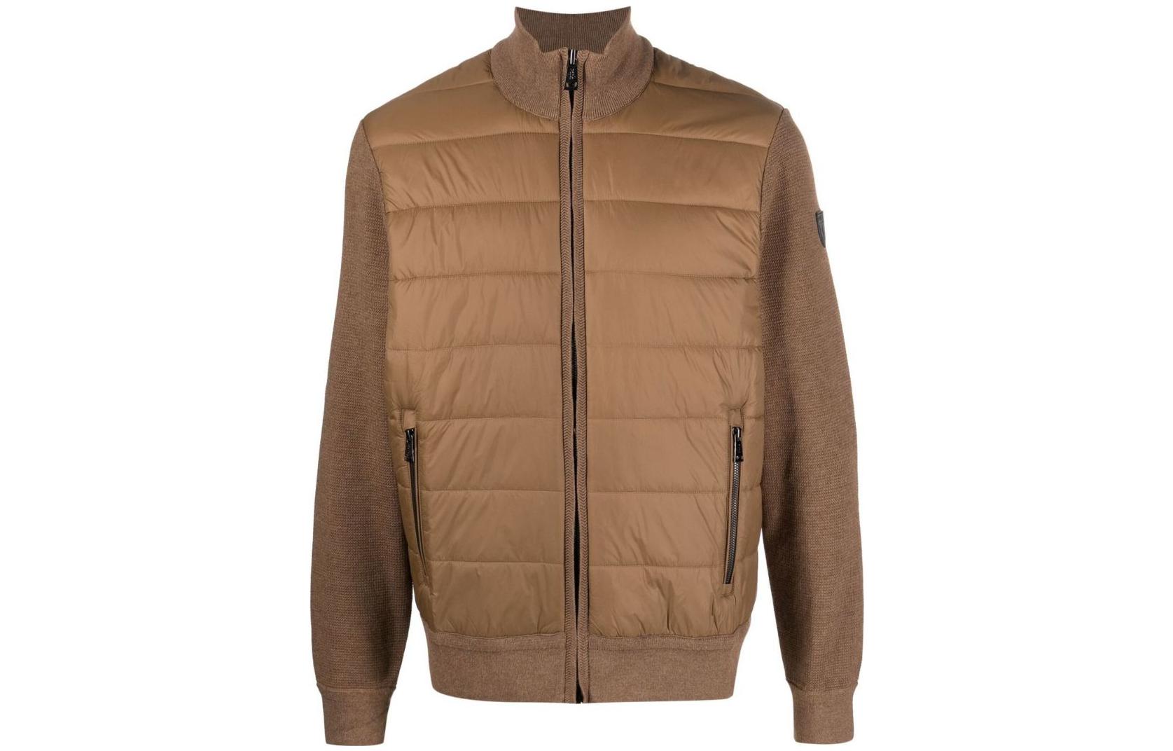 Polo Ralph Lauren FW22 Solid Color Zip-Up Jacket Men’s Brown. 710890565-001