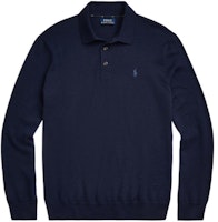 Polo Ralph Lauren FW22 Solid Knit Long Sleeve Pullover Sweater Blue. MNPOSWE16821191-400 Polo Ralph Lauren FW22 Solid Knit Long Sleeve Pullover Sweater Blue. MNPOSWE16821191-400