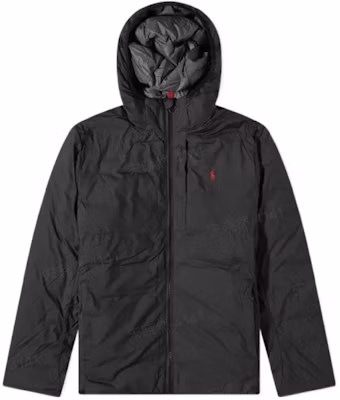 Polo Ralph Lauren FW22 Solid Logo Embroidered Hoodie Zip Jacket Black Mens. 710850708-001 Order Polo Ralph Lauren FW22 Solid Logo Embroidered Hoodie Zip Jacket Black Mens. 710850708-001