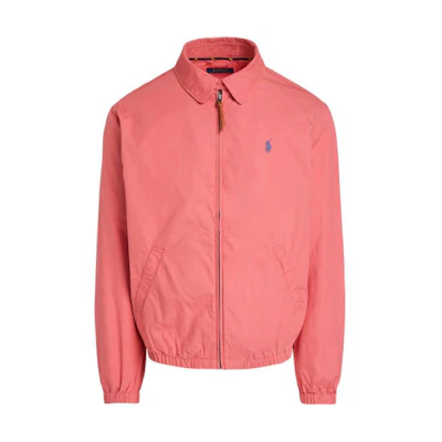Polo Ralph Lauren FW22 Solid Logo Embroidered Zip-Up Jacket Men’s Red. MNPOOTW16020875-600