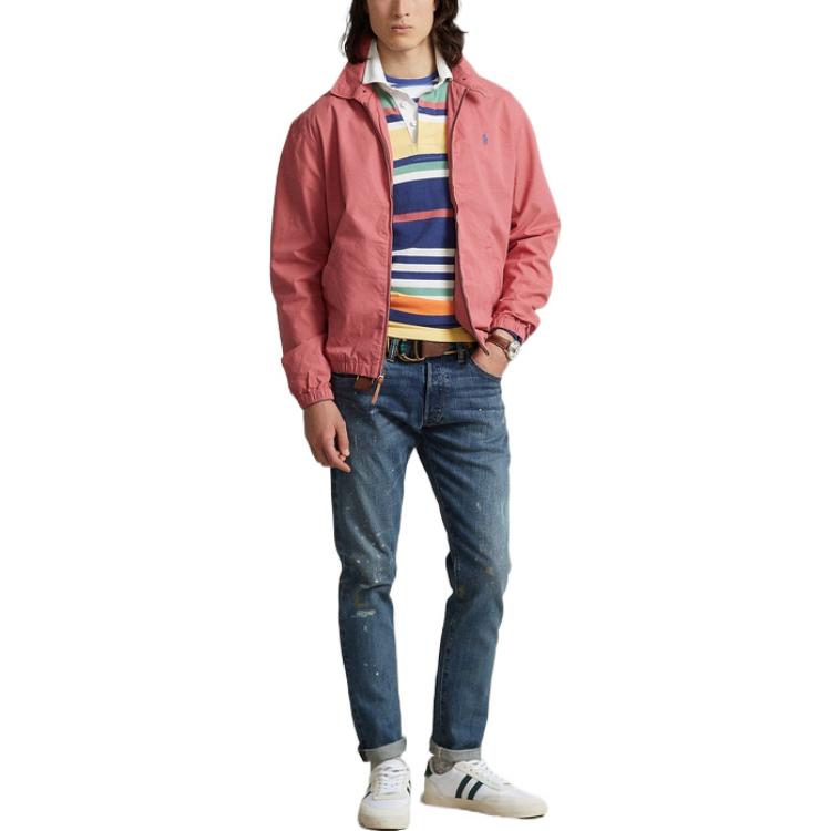 Polo Ralph Lauren FW22 Solid Logo Embroidered Zip-Up Jacket Men’s Red. MNPOOTW16020875-600 圖 3