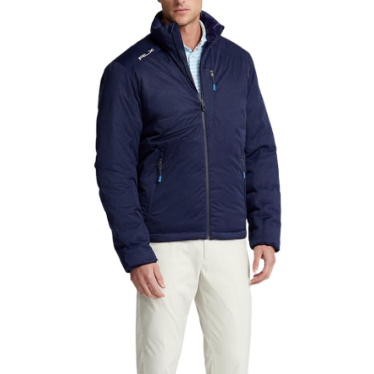 Polo Ralph Lauren FW22 Solid Logo Print Navy Blue Long-Sleeve Jacket for Men. MNXGOTW16020053-410 圖 3