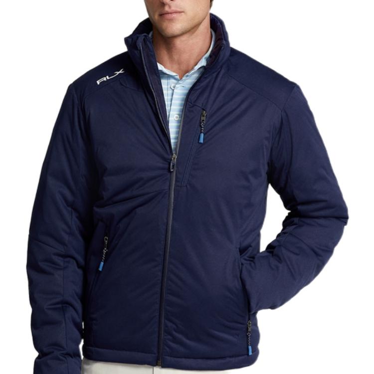 Polo Ralph Lauren FW22 Solid Logo Print Navy Blue Long-Sleeve Jacket for Men. MNXGOTW16020053-410 圖 4