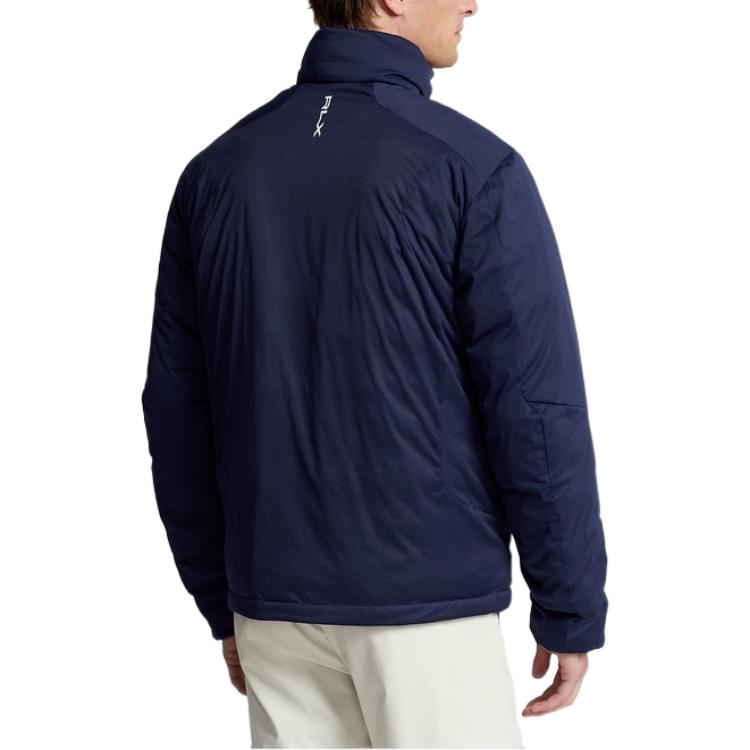 Polo Ralph Lauren FW22 Solid Logo Print Navy Blue Long-Sleeve Jacket for Men. MNXGOTW16020053-410 圖 5