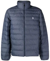 Polo Ralph Lauren FW22 Solid Logo Stand Collar Zip Jacket Blue Men’s Outerwear 710810897-029 Polo Ralph Lauren FW22 Solid Logo Stand Collar Zip Jacket Blue Men’s Outerwear 710810897-029