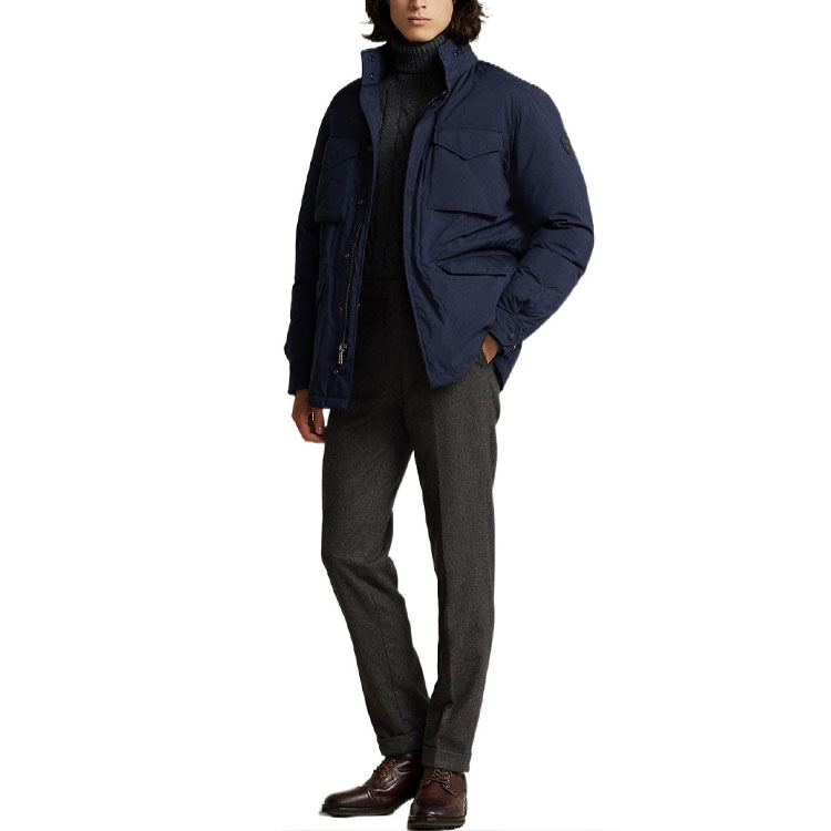 Polo Ralph Lauren FW22 Solid Logo Zip Jacket Blue MNPOOTW16020888-410 圖 3