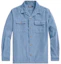 Order Polo Ralph Lauren FW22 藍色單排扣長袖襯衫男子款。 MNPOWOV16822617-400