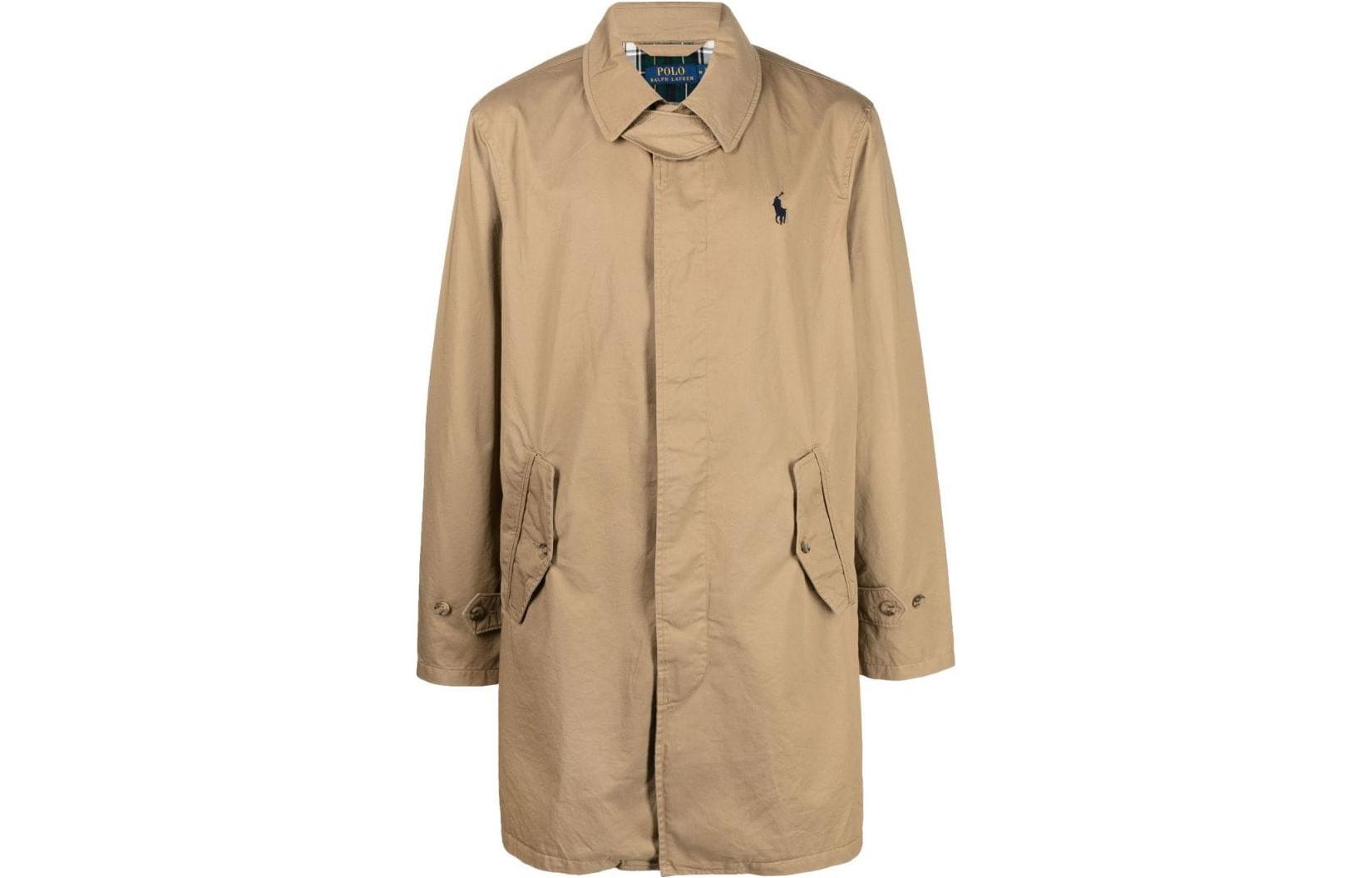 Polo Ralph Lauren FW22 Solid Windbreaker Jacket Khaki Long Sleeve 710869148002LUXURY 圖 2