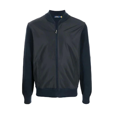 Polo Ralph Lauren FW22 Solid Zip-Up Long Sleeve Jacket Navy Outerwear 710858146-001