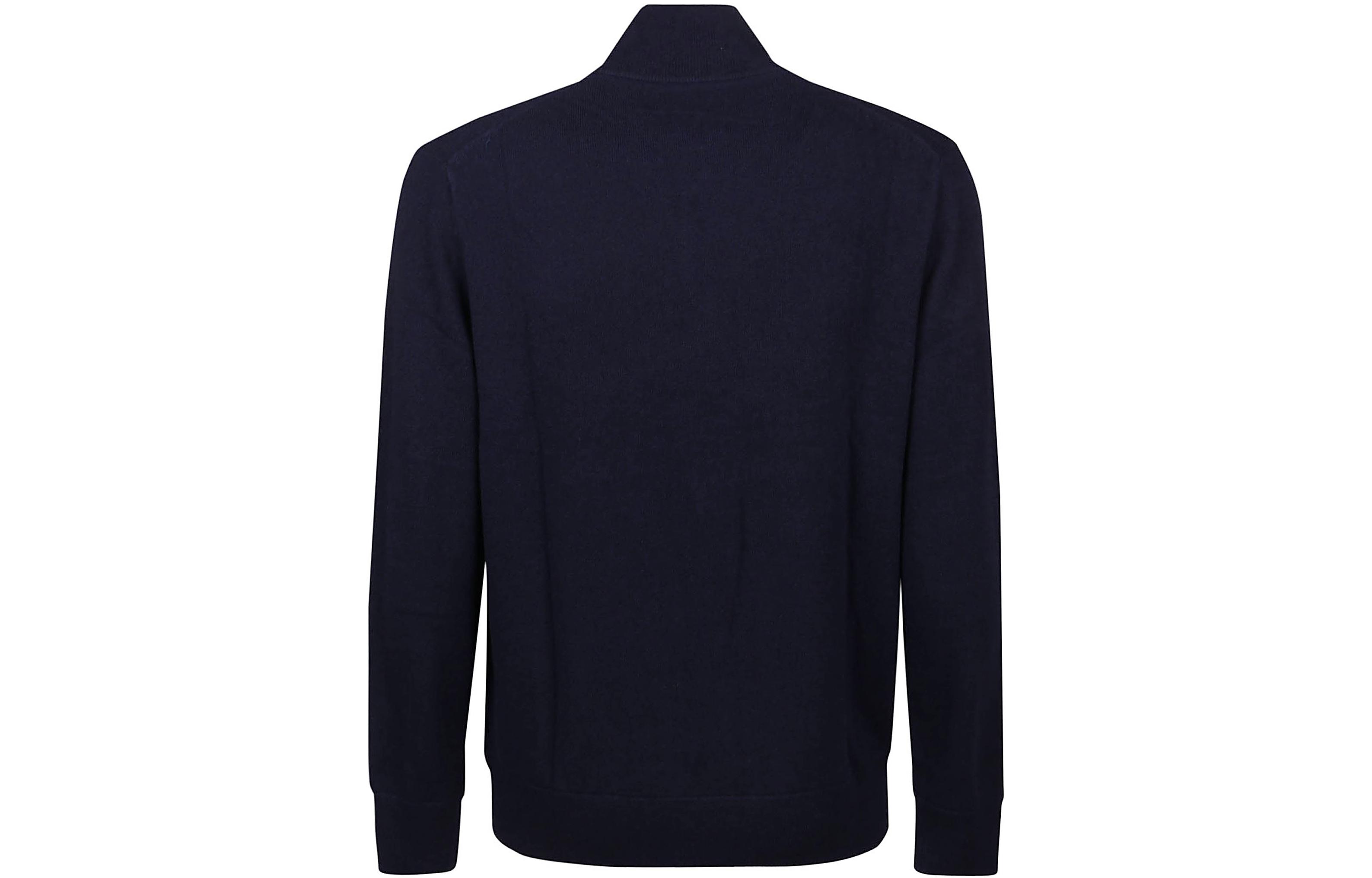 Polo Ralph Lauren FW22 Solid Zip-Up Wool Sweater Navy Blue  Knitwear. 710876719-001 圖 3
