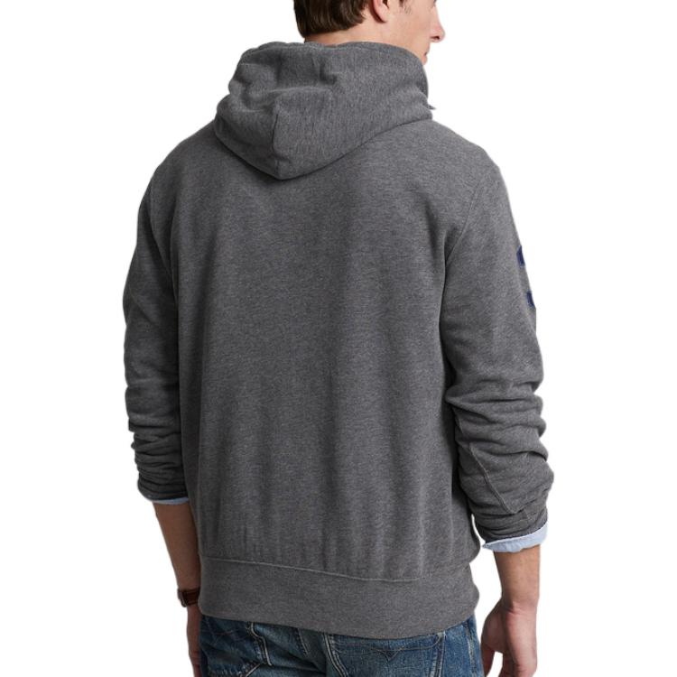 Shop Sudadera Polo Ralph Lauren FW22 Triple Pony Hoodie Manga Larga Hombre Gris. MNPOKNI16822189-020
