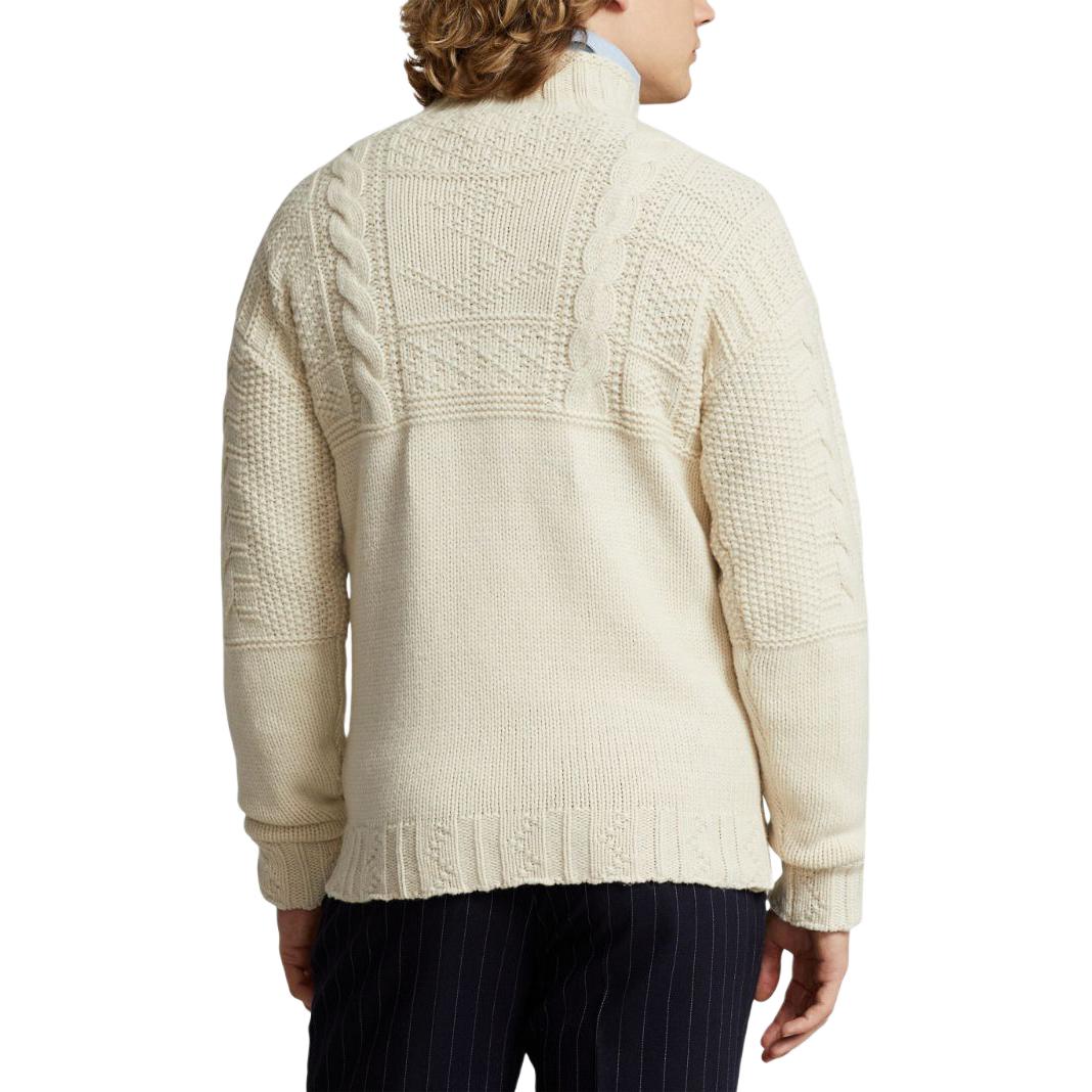 Polo Ralph Lauren FW23  Beige Solid Color Knit Turtleneck Sweater 710A30463-001 圖 4