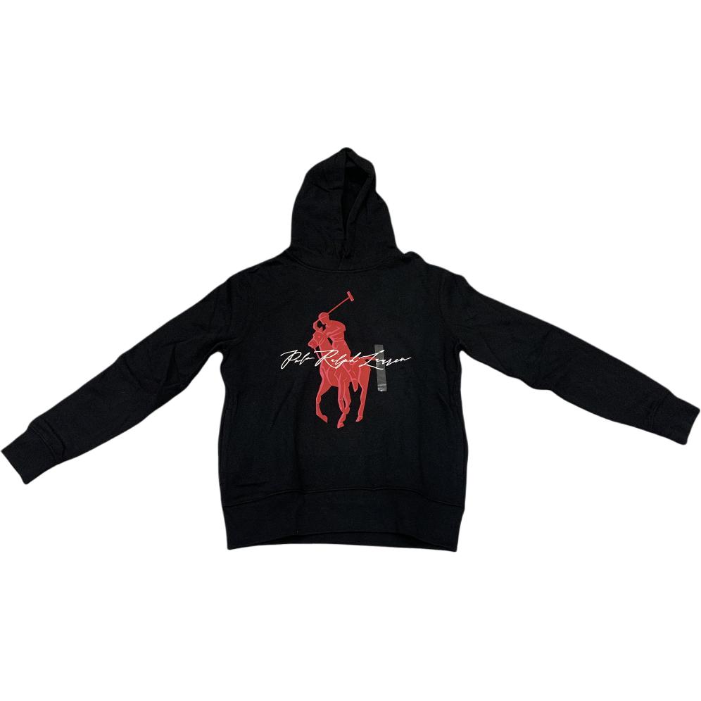 Polo Ralph Lauren FW23  Black Hooded Pullover Long Sleeve Sweatshirt. 710871367-006 圖 2