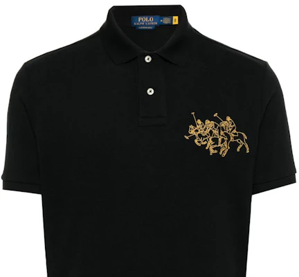 Polo Ralph Lauren FW23 黑色刺繡Logo短袖 Polo 衫 710926121-001 Sizing Polo Ralph Lauren FW23 黑色刺繡Logo短袖 Polo 衫 710926121-001