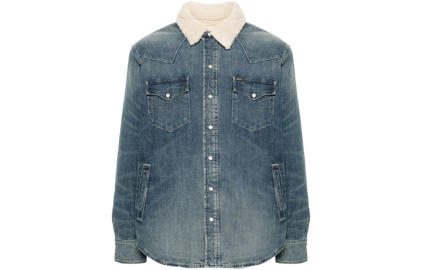 Polo Ralph Lauren FW23  Blue Denim Jacket with Pocket and Button-Up Design. 710917253-001 圖 2