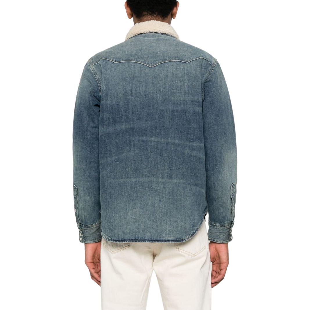 Polo Ralph Lauren FW23  Blue Denim Jacket with Pocket and Button-Up Design. 710917253-001 圖 4