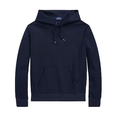 Polo Ralph Lauren FW23 Blue Hoodie with Solid Embroidered Logo. 710926500-002