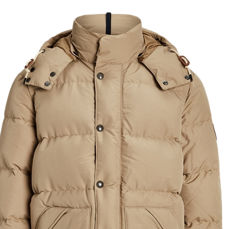 Polo Ralph Lauren FW23  Brown Solid Long Sleeve Down Jacket. MNPOOTW16021230-250 圖 6