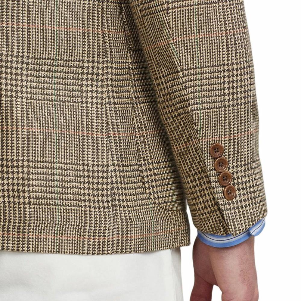 Polo Ralph Lauren FW23  Camel Plaid Single-Breasted Blazer Jacket. MNPOSPC27620279-999 圖 5