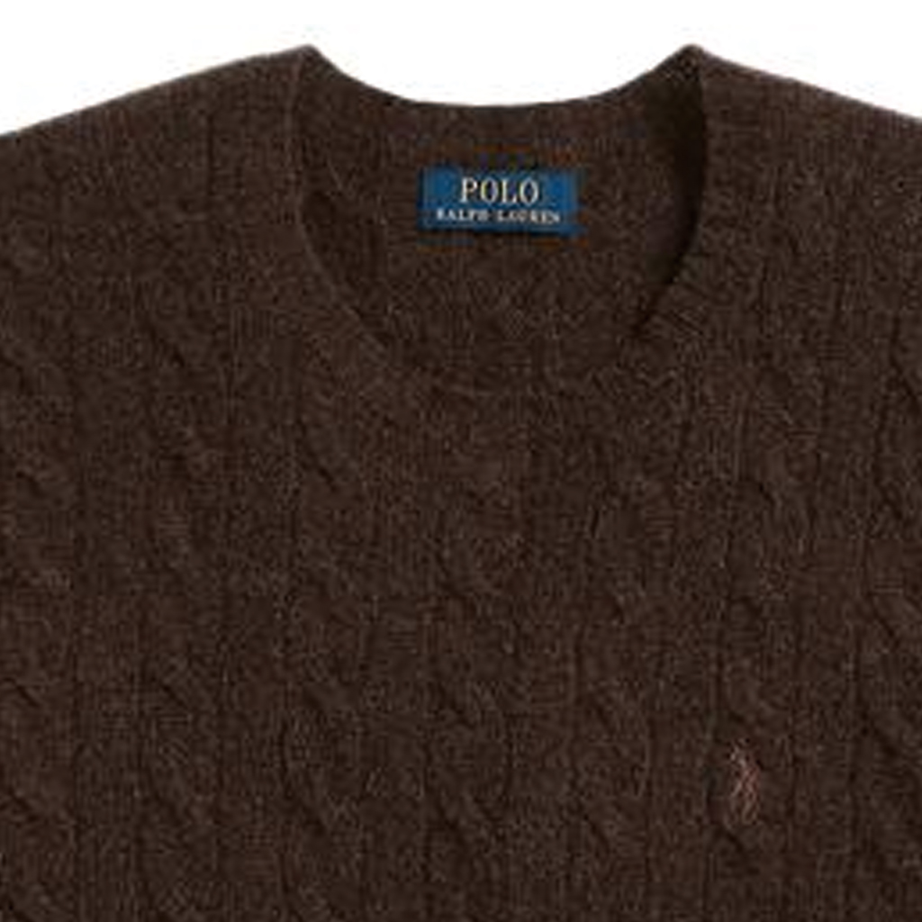 Polo Ralph Lauren FW23  Casual Solid Crewneck Sweater Brown MNPOSWE16821636-200 圖 6