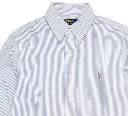 Polo Ralph Lauren FW23 Camisa Manga Larga a Rayas y Bloques de Color Azul 710615871-001 Sizing Polo Ralph Lauren FW23 Camisa Manga Larga a Rayas y Bloques de Color Azul 710615871-001