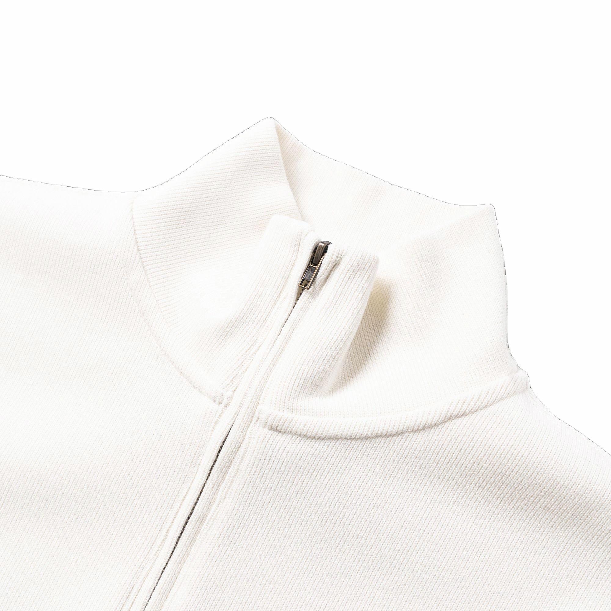 Details for Polo Ralph Lauren FW23 Cream Half-Zip Sweatshirt dengan Logo Pony. 710635035-027