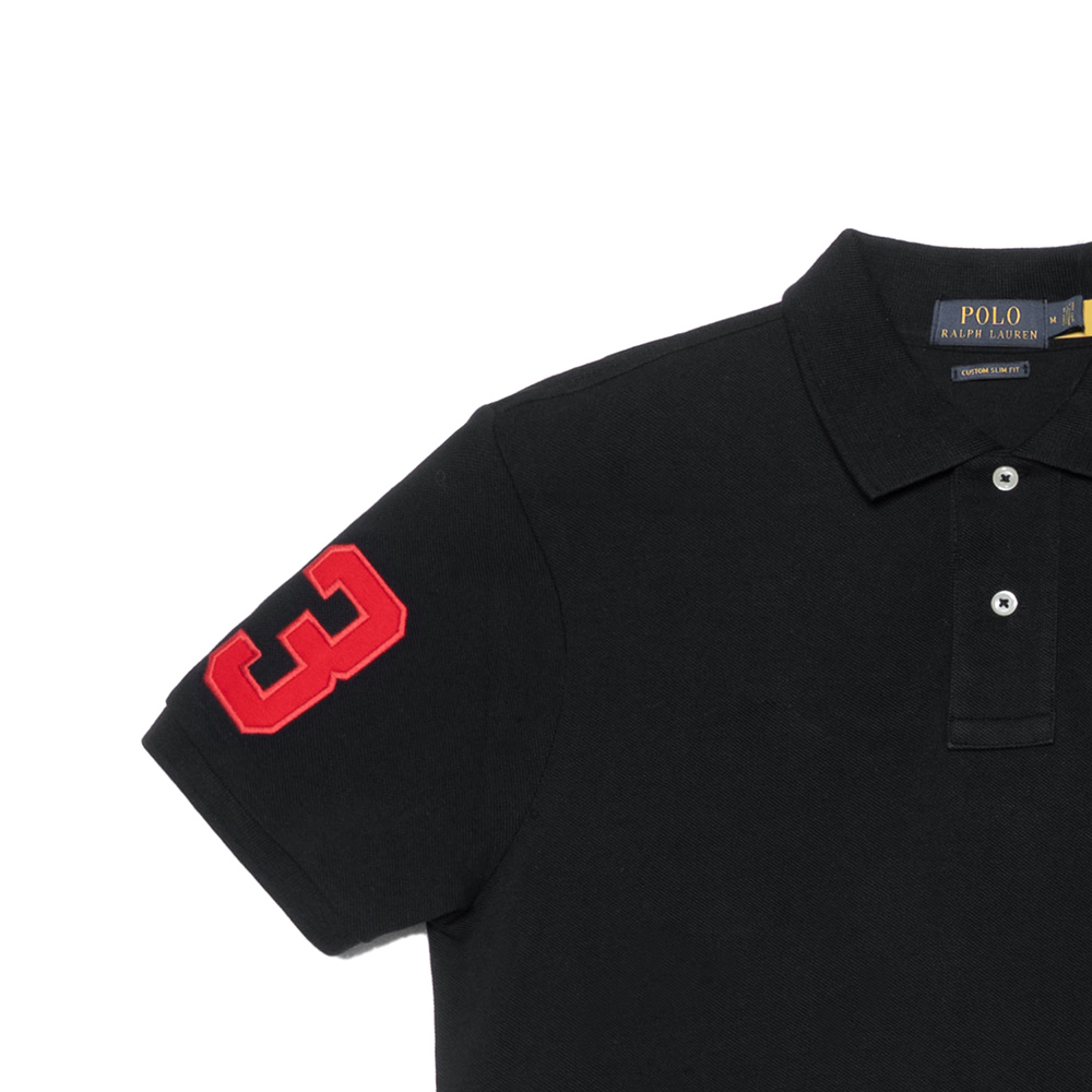 Polo Ralph Lauren FW23  Embroidered Logo Casual Polo Shirt Black. 710807546-001 圖 6
