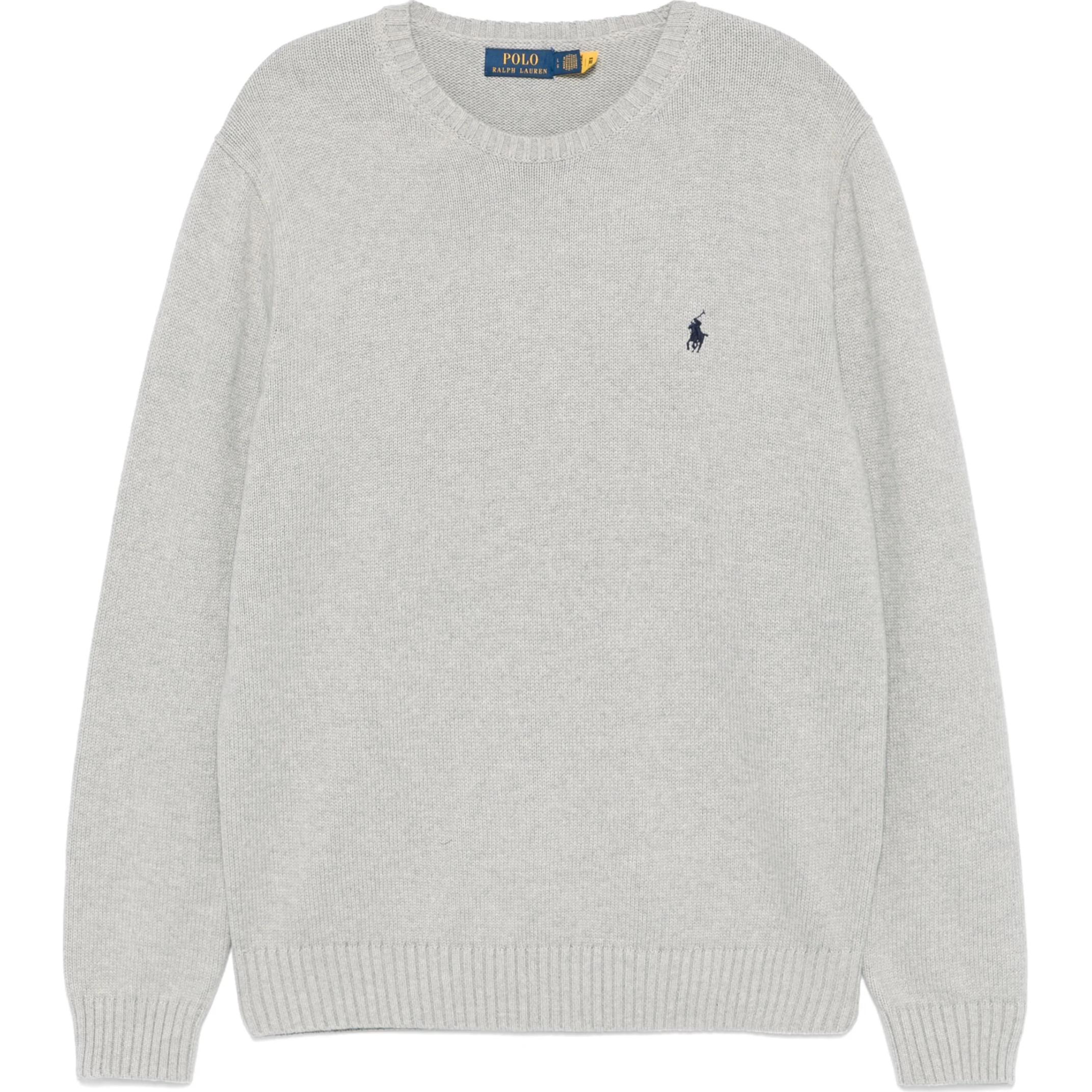 Polo Ralph Lauren FW23  Embroidered Pony Crewneck Knit Sweater. 710810846-004