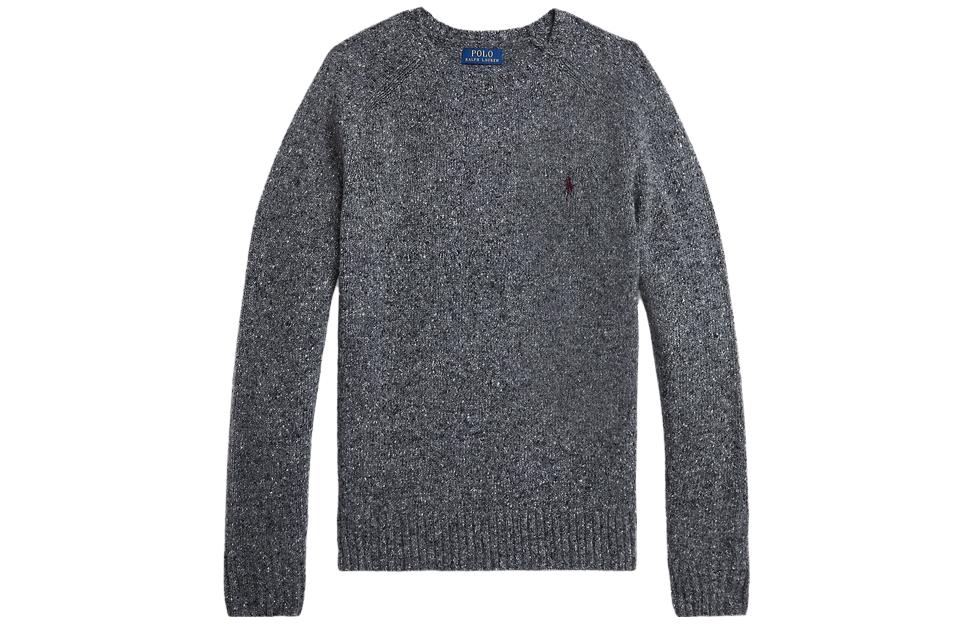 Polo Ralph Lauren FW23  Grey Crewneck Sweater with Solid Color Logo. MNPOSWE16821624-020 圖 2